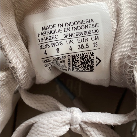 Leather iridescent converse - Picture 5 of 6